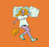 Tired Tuesday Morning GIF by Emma Baynes