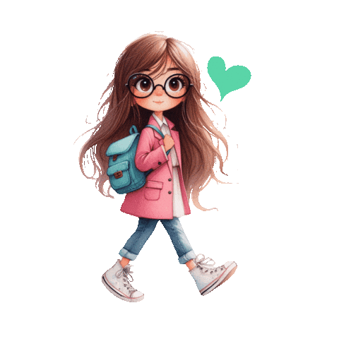 Girl Sticker