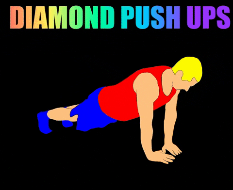 diamond push ups