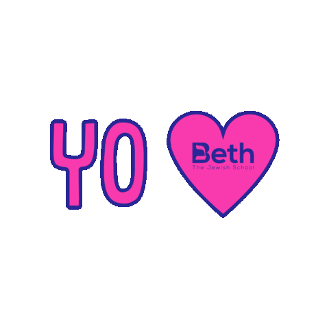 Heart Love Sticker by Beth School