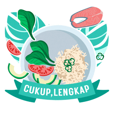 Healthy Food Balanced Meal Sticker by Health Promotion Centre Brunei