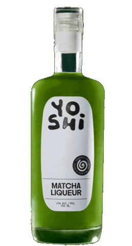 Cocktail Bar Nyc Sticker by YOSHI Matcha Liqueur
