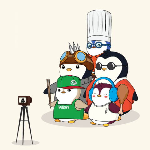 Picture Day Smile GIF by Pudgy Penguins