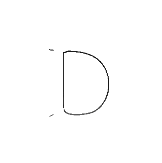 D Sticker by Danselente