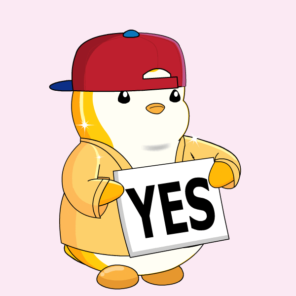 Say No More Yes GIF by Pudgy Penguins
