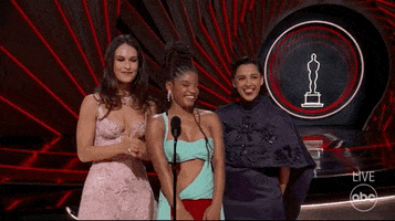 Naomi Scott Clapping GIF by The Academy Awards