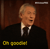 Goodies GIF by "Vicious" on PBS