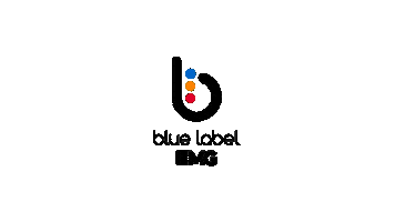Blue Label Sticker by EMG Netherlands
