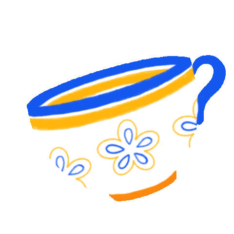 Alice In Wonderland Tea Cups Sticker by Disneyland Resort