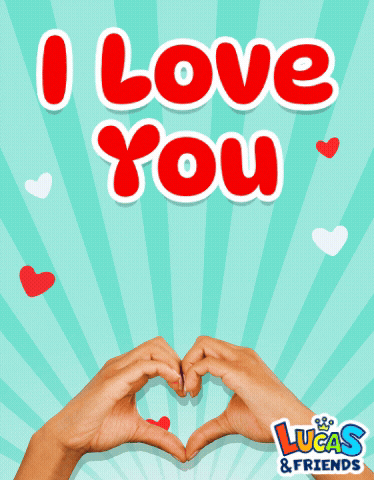 I Love You Flirt GIF by Lucas and Friends by RV AppStudios