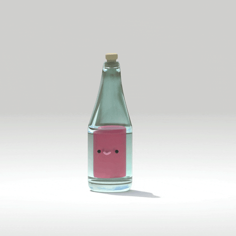 Bottle Of Wine 3D GIF by jagheterpiwa