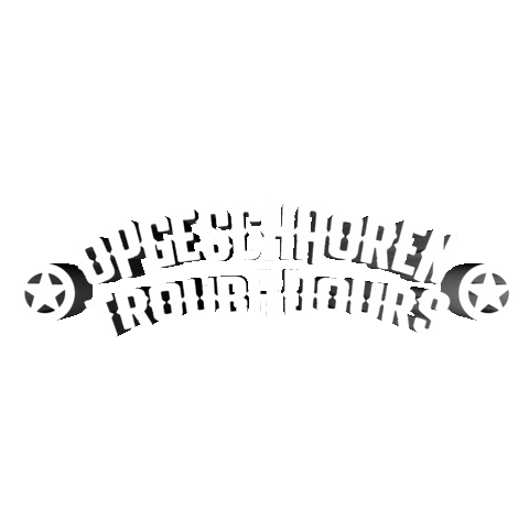 Opgeschaoren Troubadours Sticker
