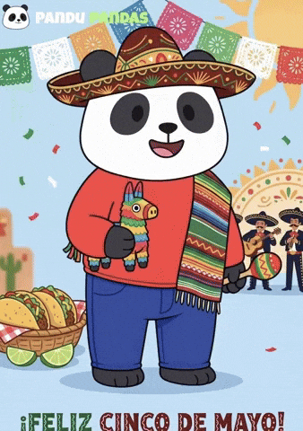 Cinco De Mayo Dance GIF by Pandu Pandas