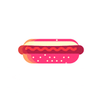 hot dog animation GIF by Robin Davey
