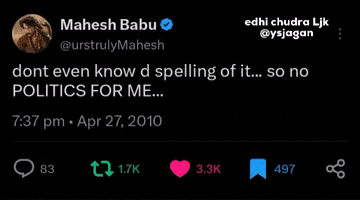 Mahesh Babu Politics GIF