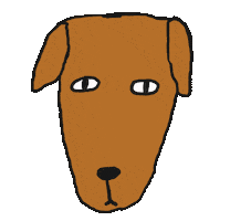 Happy Dog Sticker by courtney hassmann