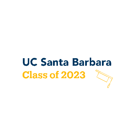 Graduation Commencement Sticker by UC Santa Barbara