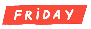 Friday Day Sticker by Nina Cosford
