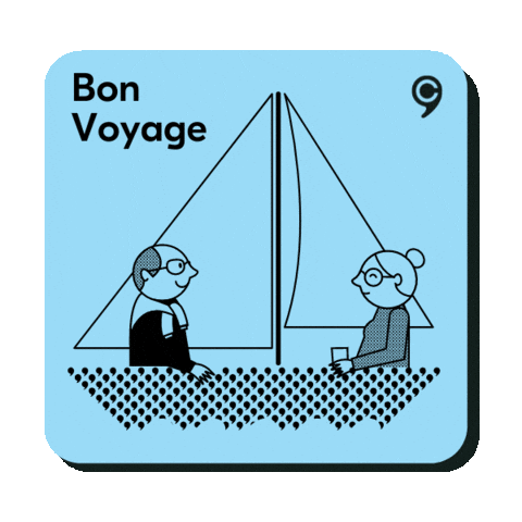 Bon Voyage Travel Sticker by Use Commas