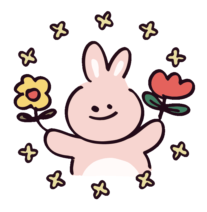 Happy Flower Sticker