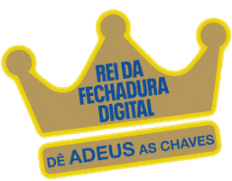 Rei da Fechadura Digital Sticker