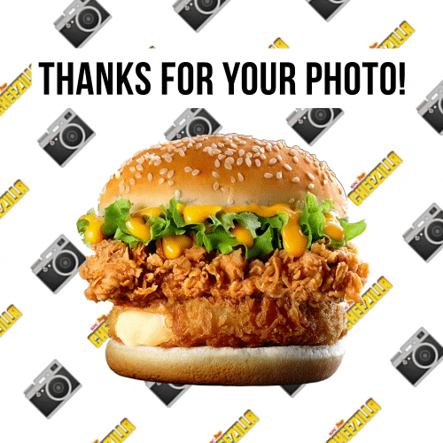 cheezilla thanks for your photo GIF by KFC Malaysia