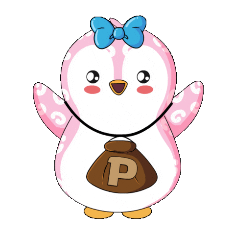 Bow Down No Problem Sticker by Pudgy Penguins