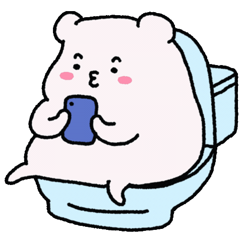 Poop Peeing Sticker
