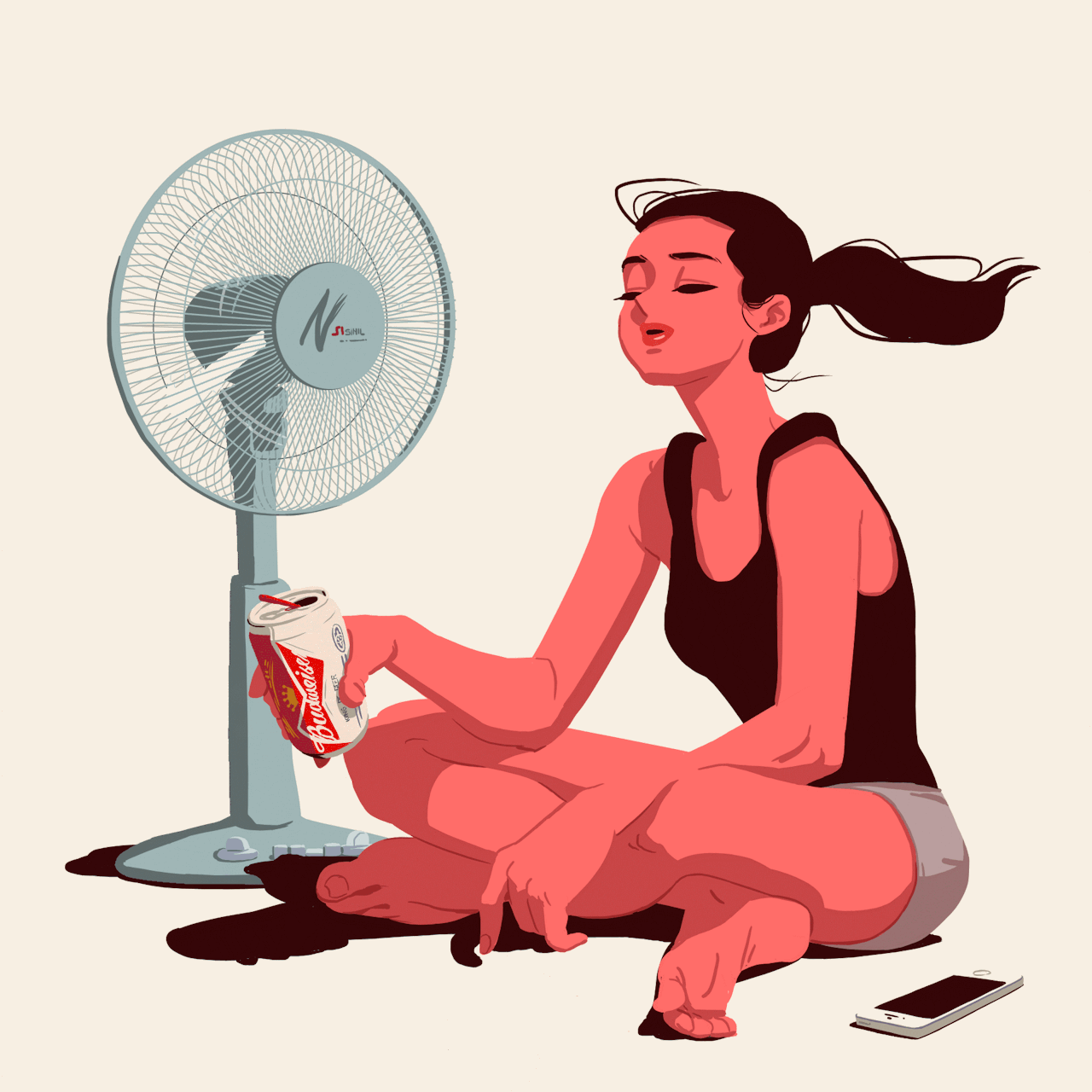 Как ты охлаждаешься жарким летом