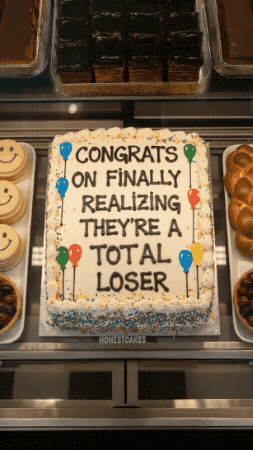 Sarcastic Over It GIF by Honest Cakes
