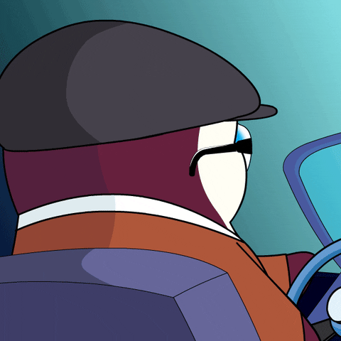 Sunglasses Driving GIF by Pudgy Penguins