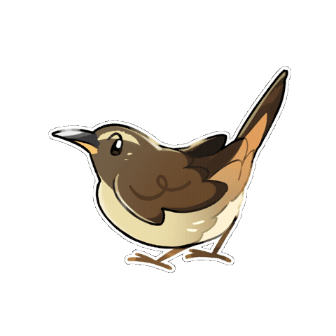 Bird 鳥 Sticker