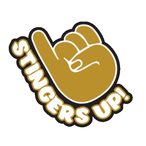 Kansas Stingersup Sticker by Emporia State University