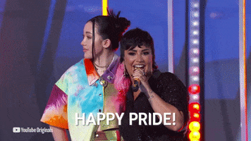 Demi Lovato Pride GIF by YouTube