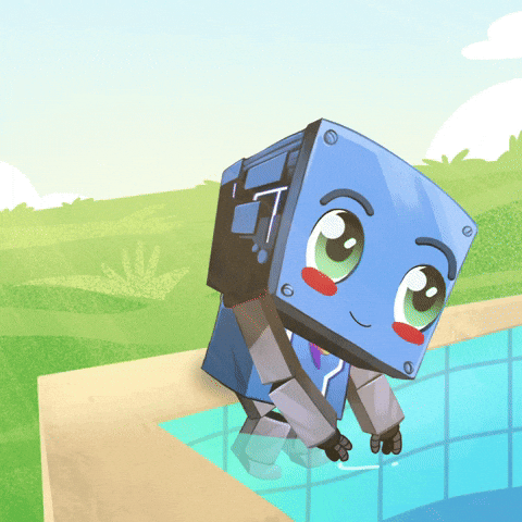 Good Vibes Swimming GIF by Switchboard