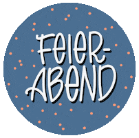 Abend Sticker by letterbube