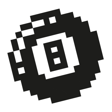Pixel Ball Sticker by Nixon