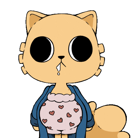 Sleepy Cat Sticker