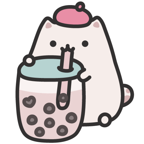 Cat Pink Sticker