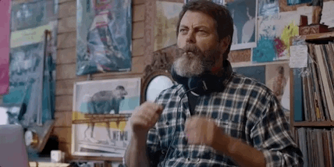 Nick Offerman Smoking GIF by Gunpowder & Sky - Find & Share on GIPHY