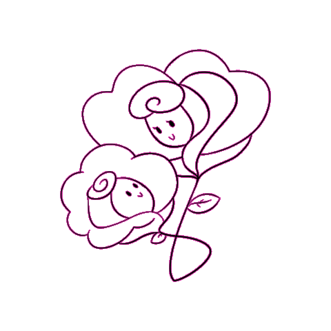 Cecilia Mamma e Figlia Sticker