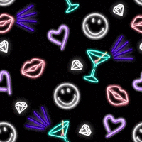 neon emoji GIF by Smiley