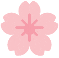 Cherry Blossom Pink Sticker by iamkai.co