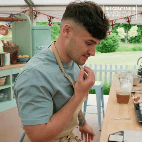 Look Think GIF by The Great British Bake Off