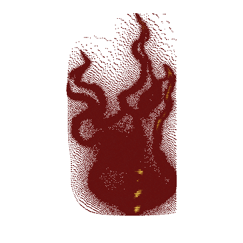 Fire 炎 Sticker