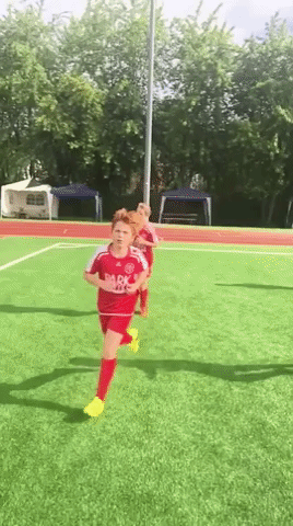 svenhaetscher soccer running kids berlin GIF