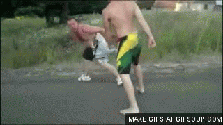 face punch GIF