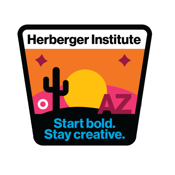Arizona State University Hida Sticker by ASU Herberger Institute for Design and the Arts