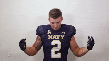 Navy Football GIF by Navy Athletics