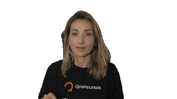 Ali Apontando Sticker by Qconcursos